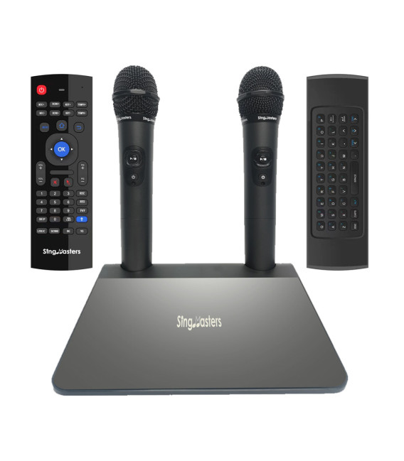 Filipino Tagalog Edition-SM900 PRO SingMasters Android TV Smart Karaoke System Machine,18K+ English/Tagalog Karaoke Songs