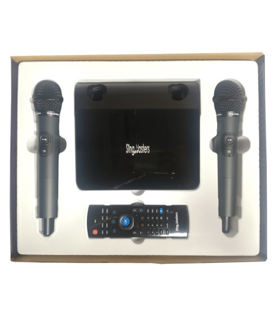 English Edition-SM900 PRO SingMasters Android TV Smart Karaoke System Machine,13K+ English Karaoke Songs