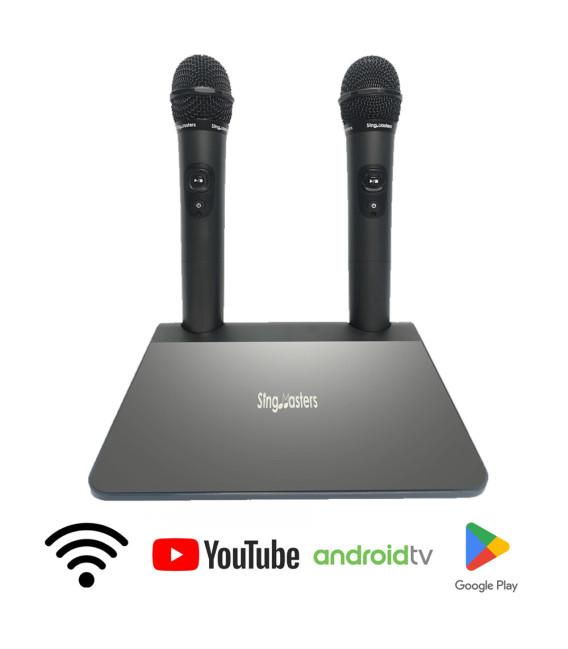 Filipino Tagalog Edition-SM900 PRO SingMasters Android TV Smart Karaoke System Machine,18K+ English/Tagalog Karaoke Songs