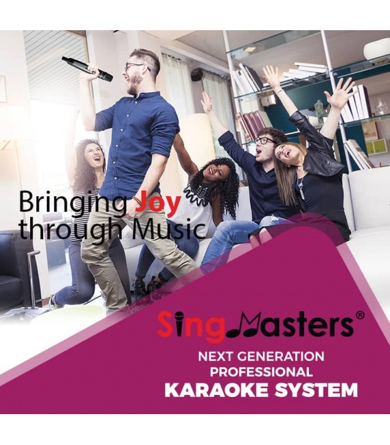 English Edition-SM800 PRO SingMasters Dual Wireless Microphones Wi-Fi,YouTube Karaoke System Machine,13K English Karaoke Songs